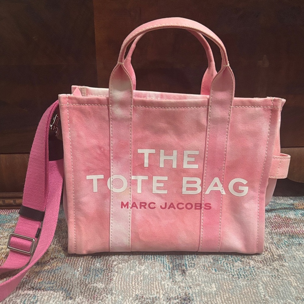 Marc Jacobs Light Pink Canvas Tote